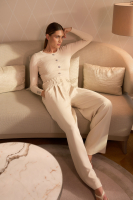 Bundfaltenhose aus weich fallendem Stoff