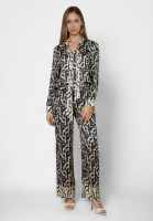 Schluppenbluse mit grafischem Print