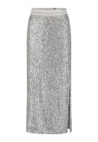 Sequin skirt with elasticated waistband