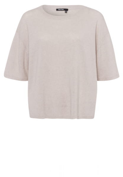 Boxy sweater made from wool and cashmere