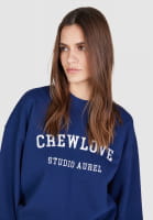 Sweatshirt mit CREWLOVE Stickerei