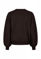 Pullover aus sparkling Kroko-Jacquard