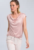 Waterfall top satin-look