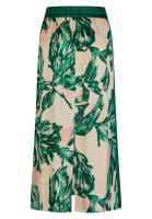 Rock mit grünem Print