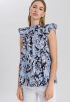 Blouse top with wing sleeves