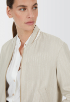 Bomber jacket with pinstripes