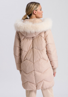 Quilted coat in recycled quality