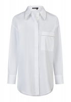 Oversized Shirt with Decorative Edging