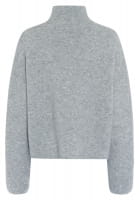 Sweater with beaded appliqué