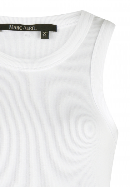 Ribbed jersey tank top