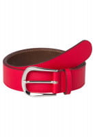 Belt with metal buckle