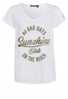 Shirt with "Sunshine Club" logo print