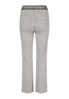 Easy-kick pants in lurex jacquard