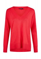 V-neck sweater made of high-quality cotton-cashmere