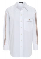 Shirt with decorative ribbon