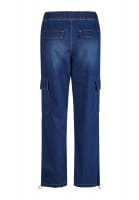 Cargohose aus leichtem Blue Denim