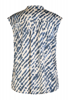 Blouse top with watercolor print