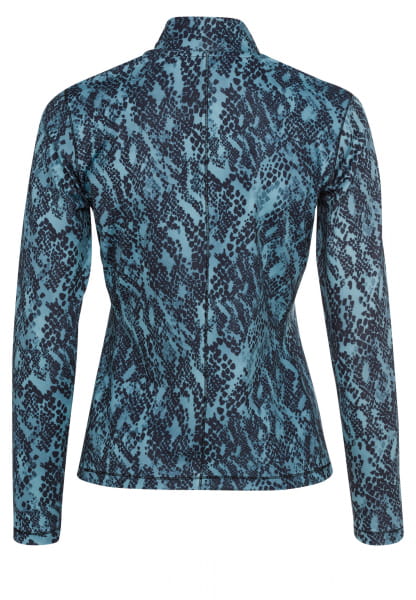 Jacket with detailed animal print