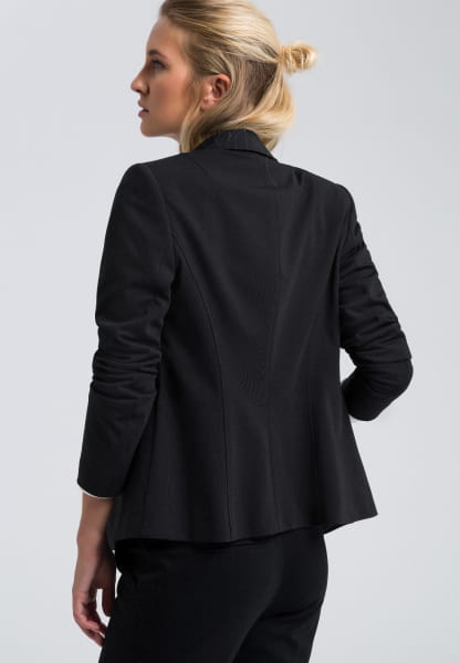 Blazer in Jersey-Qualität mit Zweireiher-Optik