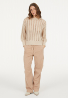 Pullover mit offener Struktur