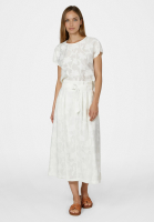 Paperbagrock mit Blumenmuster