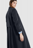 Double-faced coat made from soft wool blend