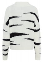 Pullover mit Kontrast-Intarsien
