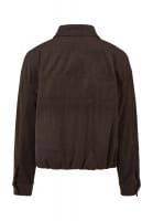 Cordjacke mit Ballonsaum