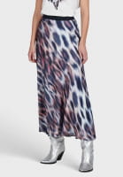 Maxi-Rock im Leoparden-Print