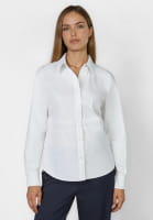 Poplin shirt with pleated details